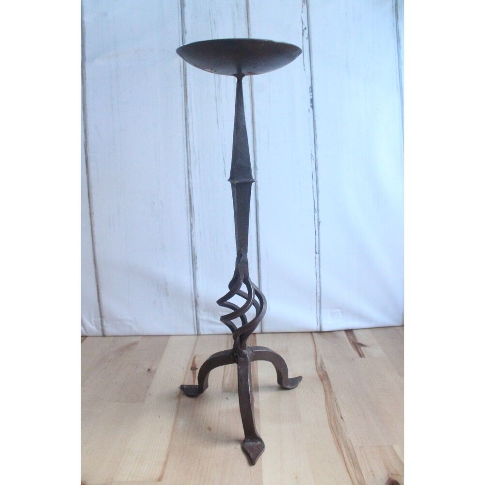 Wrought Iron Spiral Candle Holder